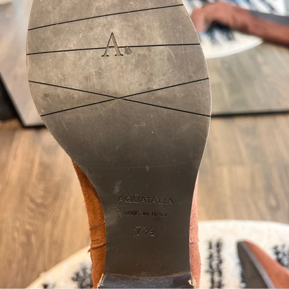 Aquatalia Nova Knee High Suede Boots - Picture 7 of 16